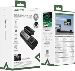 Фото: Відеореєстратор Acefast X2 4K Dual-Channel (6974316286486) № 5 | KTC
