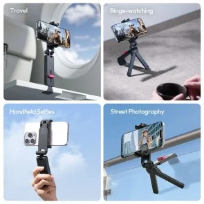 Фото: Універсальний тримач Ulanzi MA89 MagLock Phone Holder Tripod Black (T169) № 10 | KTC