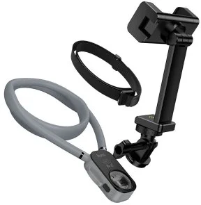 Фото: Універсальний тримач Hoco K30 Campo neck-hanging holder Black Gray (6942007664639) № 5 | KTC