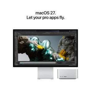 Фото: Персональний комп'ютер Apple Mac Studio M5 Ultra chip 64GPU (MHL74) - Apple M5 Ultra / 96 ГБ / PCI-E SSD 1 ТБ / Apple / Apple M5 Ultra 64-core GPU, / 480 Вт № 6 | KTC