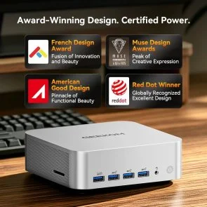 Фото: Персональний комп'ютер GEEKOM A9 Max (GMA9MAXAI9HX470-321T-EU) - AMD Ryzen AI 9 HX 470 / 32 ГБ DDR5 / PCI-E SSD 1 ТБ / AMD / Radeon Graphics, UMA / 120 Вт № 2 | KTC
