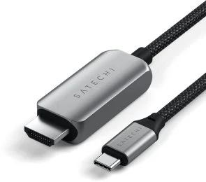 Фото: Кабель Satechi v2.1 8K Type-C / HDMI 1.8m Space Gray (ST-YH8KCM) № 3 | KTC