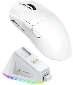 Фото: Миша Attack Shark X11 WL/BT/USB White (X11W_AS) № 3 | KTC