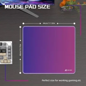 Фото: Килимок Attack Shark CM03 eSport Violet/Blue (CM03VBG_AS) № 9 | KTC