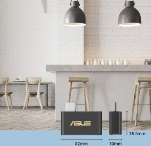 Фото: Wi-Fi адаптер ASUS Tri-band BE6500 WiFi 7 Mini (USB-BE93 MINI) № 5 | KTC