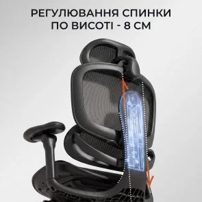 Фото: Крісло SIHOO C500 V2 with footrest Black (C500-V2-B101-JT) № 17 | KTC