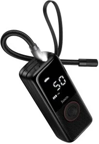 Фото: Компресор Hoco ZP18 Enlighten Portable Smart Air Pump Black (6942007673303) № 2 | KTC
