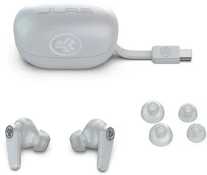 Фото: Навушники JLAB Go Pods ANC Cloud White (IEUEBGOPODSRWHT124) № 4 | KTC
