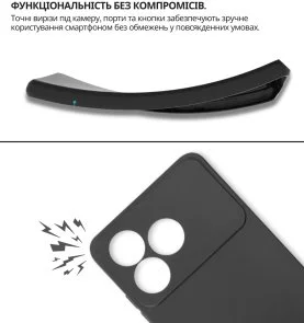 Фото: Чохол BeCover for ZTE Blade A36/Nubia A36 - Black (714936) № 6 | KTC