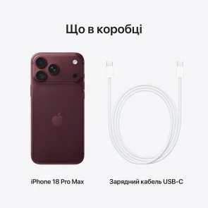 Фото: Смартфон Apple iPhone 18 Pro Max 2TB Burgundy (MJY44) № 11 | KTC
