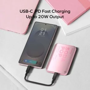 Фото: Батарея універсальна Momax 1-Power Pass 5000mAh 20W / Qi 15W Silver (IP165S) № 10 | KTC