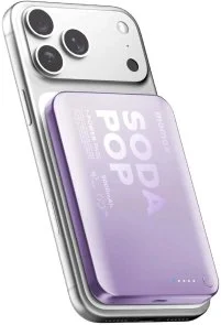 Фото: Батарея універсальна Momax 1-Power Pass 5000mAh 20W / Qi 15W Purple (IP165U) № 5 | KTC