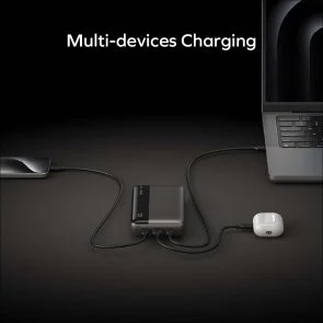 Фото: Батарея універсальна Momax 1-Power Ultra 25000mAh 145W Black (IP150D) № 6 | KTC