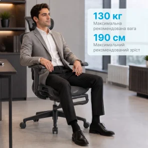 Фото: Крісло OfficePro Onix OC975B Black № 20 | KTC