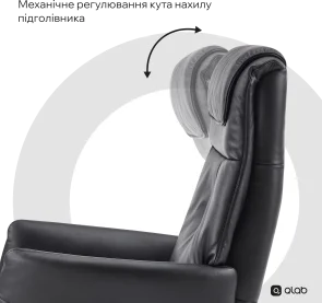 Фото: Крісло Qlab RC268B Black № 17 | KTC