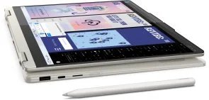 Фото: Ноутбук Lenovo Yoga 7 2-in-1 14ILL10 83JQ00JVRA Seashell - 14" OLED 60 Гц / Intel Core Ultra 5 / 226V / DDR5 16 ГБ / PCI-E SSD 512 ГБ / Intel Arc Graphics 130V № 8 | KTC