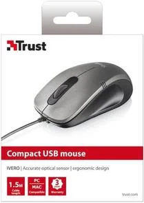 Фото: Миша Trust Ivero Compact USB Grey № 4 | KTC