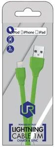Фото: Кабель USB Urban Revolt AM / Lightning 1 м зелений № 4 | KTC