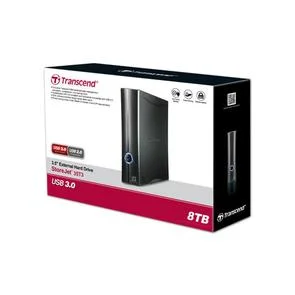 Фото: Зовнішній жорсткий диск Transcend StoreJet 35T3 8 ТБ чорний № 2 | KTC