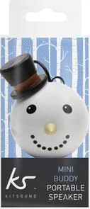 Фото: Колонка KitSound Mini Buddy Snowman біла № 4 | KTC