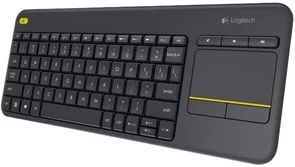 Фото: Клавіатура Logitech K400 Plus Wireless Touch US/Ukr Black (920-007145) № 2 | KTC