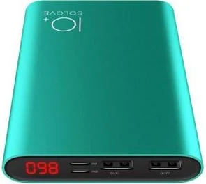 Фото: Батарея універсальна Solove A9s Power Bank 10000 mAh зелена № 2 | KTC