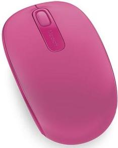 Мишка Microsoft 1850 Wireless малинова