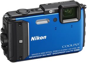 Цифрова фотокамера Nikon Coolpix AW130 синій