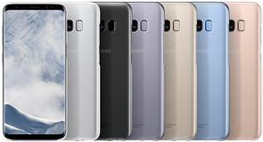 Чохол Samsung для Galaxy S8 - Clear Cover фіолетовий