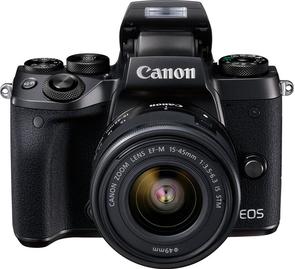 Цифрова фотокамера Canon EOS M5 Kit 15-45 мм IS STM чорна