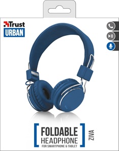 Гарнітура Trust Urban Ziva Foldable Blue (21823)