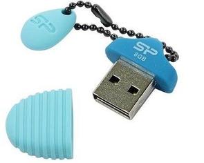 Флешка USB Silicon Power Touch T30 8GB SP008GBUF2T30V1B Blue