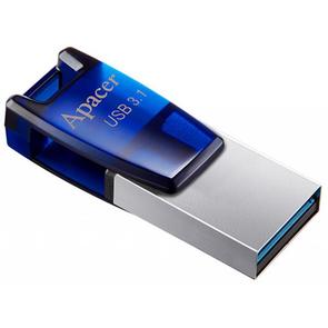 Флешка USB Apacer AH179 OTG 64GB AP64GAH179U-1 Mobile Blue