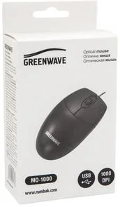 Фото: Миша GREENWAVE MO-1000 Black (R0015163) № 4 | KTC