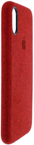 for iPhone X - Apple Fabric Case Red