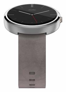 Смарт годинник Motorola Moto 360 23mm Leather Grey