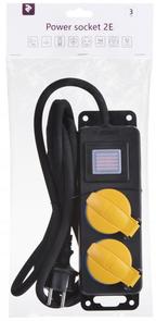 Мережевий фільтр 2E U02ESPM3 1.8m Black (2E-U02ESPM3)