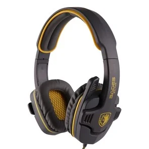 Фото: Гарнітура Sades SA-708 GPower Grey/Yellow (SA708 Grey/Yellow) № 2 | KTC