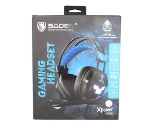 Гарнітура Sades SA-706S XPower Plus Black/Blue (SA706S Black/Blue)