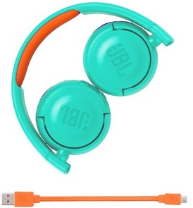 Навушники JBL JR 300 BT Tropic Teal for kids (JBLJR300BTTEL)