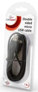 Кабель Cablexpert Premium AM / BM 1.8m Black (CCB-USB2-AMmDM-6)