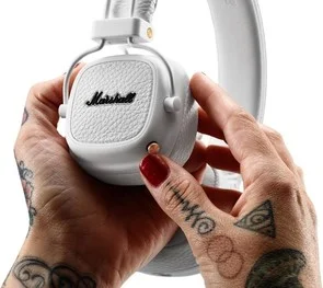 Фото: Гарнітура Marshall Major III Bluetooth White (4092188) № 5 | KTC