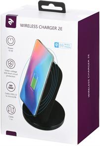 Зарядний пристрій 2E Wireless Charging Stand 10W Black (2E-WCQ01-04)