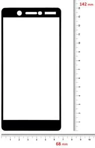 Фото: Захисне скло BeCover for Nokia 7 - Black (702428) № 2 | KTC