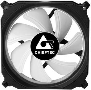 Кулер для корпуса 120x120x25mm, Chieftec Tornado CF-3012-RGB, 1200 об/хв, 16дБа, 6pin