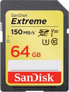 Карта пам'яті SanDisk Extreme SDXC 64GB SDSDXV6-064G-GNCIN