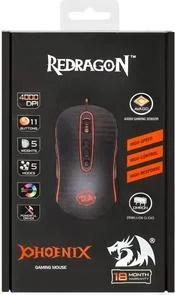 Фото: Миша Redragon Phoenix Black (70336) № 5 | KTC