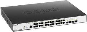 Switch, 28 ports, D-Link DGS-3000-28XMP 24xLAN(10/100/1000), 4xSFP+, PoE, керований L2