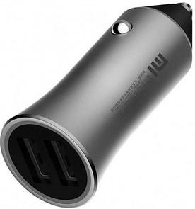 Зарядний пристрій Xiaomi Car Charger Pro 2xUSB Silver (GDS4104GL)