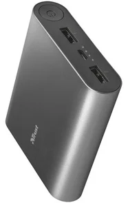 Фото: Батарея універсальна Trust Luco Metal Powerbank 10000mAh 2xUSB (23143) № 2 | KTC